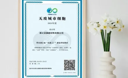 Zhejiang Guanhao Functional Material Co., Ltd. Diberi Penghormatan dengan Gelaran 